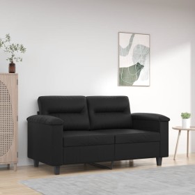 2-seater sofa in black synthetic leather 120 cm by , Sofas - Ref: Foro24-359578, Price: 235,99 €, Discount: %