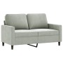 Sofa set with cushions 3 pieces light gray velvet by , Sofas - Ref: Foro24-3201506, Price: 482,40 €, Discount: %