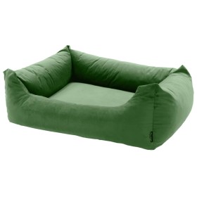 Madison Velvet dog bed green 100x80x25 cm by , Beds for dogs - Ref: Foro24-444485, Price: 110,99 €, Discount: %