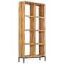 Estantería madera maciza de mango 80x25x175 cm de , Librerías y estanterías - Ref: Foro24-247966, Precio: 315,01 €, Descuento: %