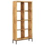 Estantería madera maciza de mango 80x25x175 cm de , Librerías y estanterías - Ref: Foro24-247966, Precio: 315,01 €, Descuento: %