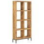 Solid mango wood shelf 80x25x175 cm by , Bookcases and shelves - Ref: Foro24-247966, Price: 315,01 €, Discount: %