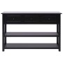 Black wooden sideboard 115x30x76 cm by , Sideboards - Ref: Foro24-284168, Price: 199,88 €, Discount: %