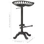 Black cast iron kitchen stool by , Kitchen stools - Ref: Foro24-321044, Price: 116,99 €, Discount: %