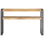 Mesa consola de madera de mango rugosa 120x30x75 cm de , Mesas auxiliares - Ref: Foro24-321099, Precio: 145,73 €, Descuento: %