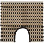 Handwoven bath mat made of jute and natural black fabric by vidaXL, Rugs and bath mats - Ref: Foro24-133220, Price: 21,24 €, ...