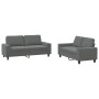 2-teilige Sofagarnitur aus dunkelgrauem Stoff von , Sofas - Ref: Foro24-3201883, Preis: 478,02 €, Rabatt: %