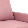 Pink velvet 2-piece sofa set with cushions by , Sofas - Ref: Foro24-3201519, Price: 541,37 €, Discount: %