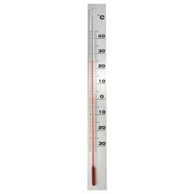 Nature Aluminium-Außenwandthermometer 3,8x0,6x37 cm von Nature, Vorhersagen und Wetterstationen - Ref: Foro24-423525, Preis: ...