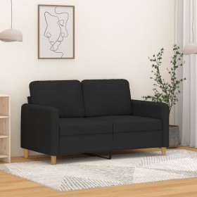 Sofá de 2 plazas de tela negro 120 cm de , Sofás - Ref: Foro24-359474, Precio: 222,99 €, Descuento: %