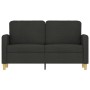 Sofá de 2 plazas de tela negro 120 cm de , Sofás - Ref: Foro24-359474, Precio: 223,90 €, Descuento: %