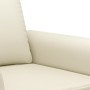 Cream synthetic leather 2-piece sofa set with cushions by , Sofas - Ref: Foro24-3202151, Price: 476,11 €, Discount: %