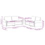 Zweiteilige Sofagarnitur aus cremefarbenem Kunstleder mit Kissen von , Sofas - Ref: Foro24-3202151, Preis: 476,11 €, Rabatt: %