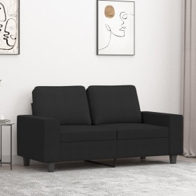 2-seater black fabric sofa 120 cm by , Sofas - Ref: Foro24-359387, Price: 256,97 €, Discount: %