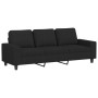 Sofá de 3 plazas de tela negro 180 cm de , Sofás - Ref: Foro24-359403, Precio: 335,85 €, Descuento: %