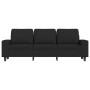 Sofá de 3 plazas de tela negro 180 cm de , Sofás - Ref: Foro24-359403, Precio: 335,85 €, Descuento: %