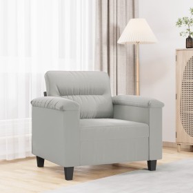 Light gray microfiber fabric armchair 60 cm by , Sofas - Ref: Foro24-359550, Price: 183,35 €, Discount: %