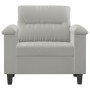 Hellgrauer Sessel aus Mikrofaserstoff, 60 cm von , Sofas - Ref: Foro24-359550, Preis: 183,35 €, Rabatt: %