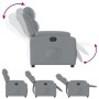 Light Gray Fabric Recliner by , Armchairs - Ref: Foro24-373462, Price: 232,31 €, Discount: %