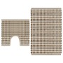 Handwoven bath mat made of jute and natural and white fabric by vidaXL, Rugs and bath mats - Ref: Foro24-133219, Price: 22,48...