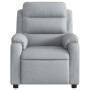 Sillón reclinable de masaje de tela gris claro de , Sillones - Ref: Foro24-373474, Precio: 238,89 €, Descuento: %