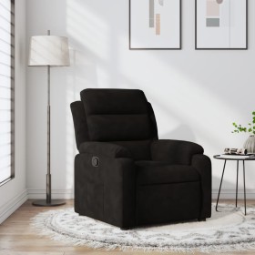 Black Velvet Recliner by , Armchairs - Ref: Foro24-373506, Price: 216,99 €, Discount: %