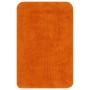 Conjunto de alfombrillas de baño de tela 2 piezas naranja de vidaXL, Alfombras y esterillas de baño - Ref: Foro24-133235, Pre...