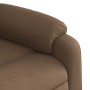 Sillón reclinable de tela marrón de , Sillones - Ref: Foro24-373578, Precio: 217,95 €, Descuento: %