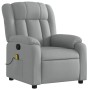 Light Gray Fabric Massage Recliner by , Armchairs - Ref: Foro24-373586, Price: 250,34 €, Discount: %