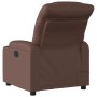 Sillón de masaje reclinable cuero sintético marrón de , Sillones - Ref: Foro24-374142, Precio: 231,87 €, Descuento: %