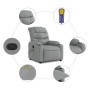 Sillón reclinable de masaje de tela gris claro de , Sillones - Ref: Foro24-374156, Precio: 243,71 €, Descuento: %