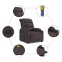 Dark Brown Fabric Reclining Massage Chair by , Armchairs - Ref: Foro24-374161, Price: 238,99 €, Discount: %