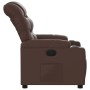 Brown Faux Leather Recliner by , Armchairs - Ref: Foro24-374135, Price: 224,99 €, Discount: %