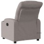 Taupe gray fabric reclining massage chair by , Armchairs - Ref: Foro24-374163, Price: 238,99 €, Discount: %