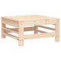 Solid pine wood garden stool by , Modular outdoor sofas - Ref: Foro24-825618, Price: 53,09 €, Discount: %