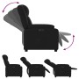 Sillón reclinable eléctrico de cuero sintético negro de , Sillones - Ref: Foro24-3205136, Precio: 266,31 €, Descuento: %