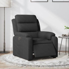 Sillón reclinable eléctrico de tela negro de , Sillones - Ref: Foro24-3204958, Precio: 271,99 €, Descuento: %