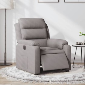 Sillón reclinable eléctrico tela gris taupé de , Sillones - Ref: Foro24-3204964, Precio: 259,93 €, Descuento: %