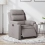 Sillón reclinable eléctrico tela gris taupé de , Sillones - Ref: Foro24-3204964, Precio: 255,62 €, Descuento: %