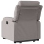 Sillón eléctrico reclinable elevable de tela gris taupe de , Sillones - Ref: Foro24-3205012, Precio: 316,08 €, Descuento: %