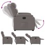 Sillón eléctrico reclinable elevable de tela gris taupe de , Sillones - Ref: Foro24-3205012, Precio: 316,08 €, Descuento: %