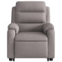 Sillón eléctrico reclinable elevable de tela gris taupe de , Sillones - Ref: Foro24-3205012, Precio: 316,08 €, Descuento: %