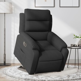 Sillón eléctrico reclinable elevable de tela negro de , Sillones - Ref: Foro24-3205006, Precio: 315,74 €, Descuento: %