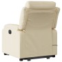 Electric reclining lift massage chair in cream fabric by , Armchairs - Ref: Foro24-3205025, Price: 331,99 €, Discount: %