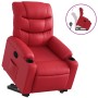 Sillón reclinable elevable cuero artificial rojo de , Sillones - Ref: Foro24-3206604, Precio: 292,99 €, Descuento: %