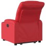 Sillón reclinable elevable cuero artificial rojo de , Sillones - Ref: Foro24-3206604, Precio: 292,99 €, Descuento: %