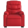 Sillón reclinable elevable cuero artificial rojo de , Sillones - Ref: Foro24-3206604, Precio: 292,99 €, Descuento: %