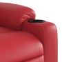 Sillón reclinable elevable cuero artificial rojo de , Sillones - Ref: Foro24-3206604, Precio: 292,99 €, Descuento: %