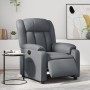 Sillón reclinable eléctrico de cuero sintético gris de , Sillones - Ref: Foro24-3205253, Precio: 257,37 €, Descuento: %