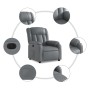 Sillón reclinable eléctrico de cuero sintético gris de , Sillones - Ref: Foro24-3205253, Precio: 272,99 €, Descuento: %